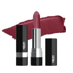 NIOR Velveteen Purple Rose Castor Seed Oil Matte Lipstick