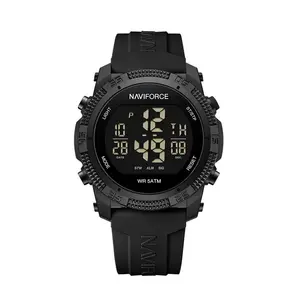 NAVIFORCE NF7104 Luminous Silicone Digital Acrylic Men's Watch 