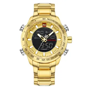 NAVIFORCE NF9093 Luxurious Stainless Steel Dual Time Men's Watch - Variant 4