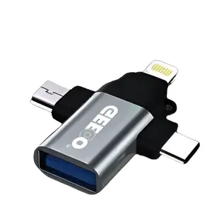 GEEOO GB12 Multiport OTG Adapter with Seamless Connectivity