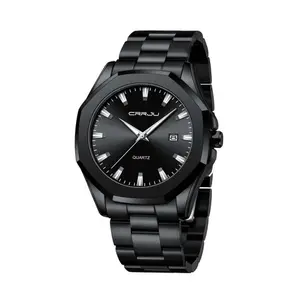 CRRJU 5004 High Quality Stainless Steel Quartz Analog Luxury Fashion Men's Watch - Variant 1