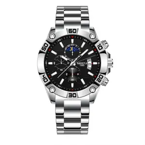 Nibosi 2502 Luxury Stainless Steel Strap With Luminous Men's Watch - Variant 2