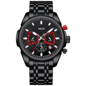Nibosi 2508 Luxury Stainless Steel Luminous Needles Men's Watch - Variant 4