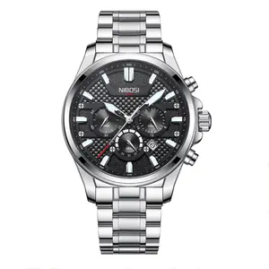 Nibosi 2512 High Quality Stainless Steel & Multifunction Chronograph Men's Watch - Variant 3