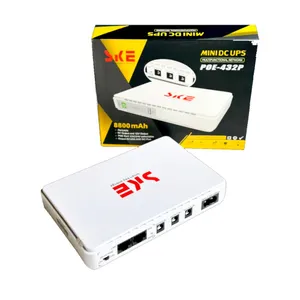 SKE 432P mini UPS for Router & ONU 25 Watt 5v 9v 12v PoE support