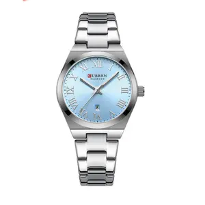 Curren 9095 Dial Quartz Elegant Stainless Steel Waterproof Women Watch - Variant 2