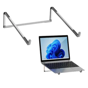 Aluminum Alloy Adjustable and Foldable Air-Ventilated Laptop Stand