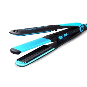 Kemei KM-2209 Straight Care & Curler 2 in 1 Hair Straightener for Women