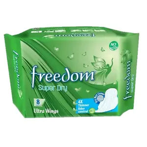Freedom Ultra Wings Sanitary Pad with LeakGuard Protection