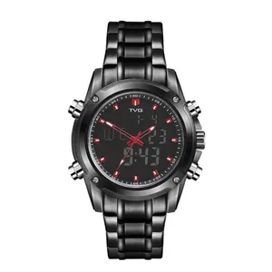 NAVIFORCE NF9050 Stainless Steel Dual Time Wrist Men's Watch - Variant 1