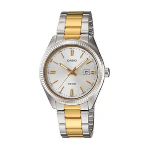 Casio LTP-1302SG-7AVDF Enticer Stainless Steel Two Tone Chain Ladies' Wristwatch