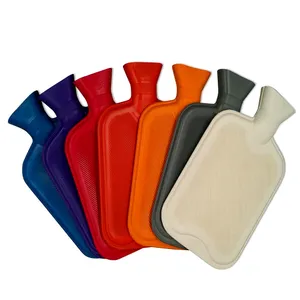 Rubber Small Portable 1500ml Large Hand Warm Hot Water Bag