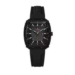 Naviforce 7124 Waterproof Comfortable Silicone Strap Quartz Sports Women Watch - Variant 1