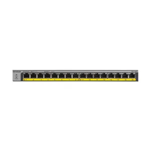 Netgear GS116LP 16-Port Gigabit Ethernet Rackmount Unmanaged PoE/PoE+ Switch
