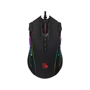 A4TECH Bloody J90S 2 Fire RGB Animation Black Gaming Mouse