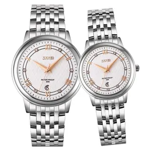 SKMEI 9272 Stainless Steel Buckle Strap Waterproof Quartz Unisex Watch