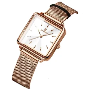 Poedagar 793 CH Stainless Steel Mesh Strap Women's Watch