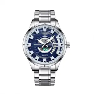 Nibosi 2383 Multifunctional Stainless Steel Fashionable Chronograph Analog Men's Watch - Variant 3