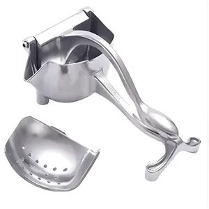 Multifunctional Manual Juicer Stainless Steel Silver Color Fruit Juice Extractor