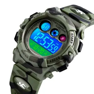 SKMEI 1547 Multifunctional Silicon Strap camouflage Digital Men's Watch - Variant 3