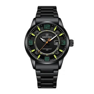 NAVIFORCE NF8044 Luminous Stainless Steel Strap Quartz Men’s Watch - Variant 1