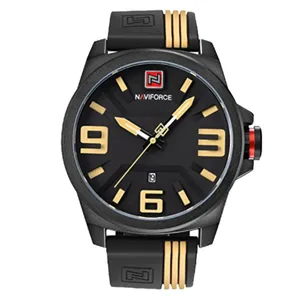 NAVIFORCE 9098 Quartz Sport Waterproof Silicone Men's Watch - Variant 1