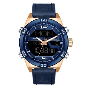 NAVIFORCE NF9128 Dual Display PU Leather Men's Watch - Variant 3
