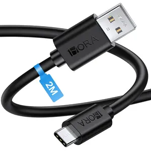 1HORA V8 Series 2m USB to Type-C Cable Fast Charging & Data Transfer
