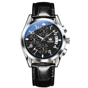 OLEVS 2878 Elite Sports Stainless Steel Chronograph Men's Analog Watch  - Variant 3