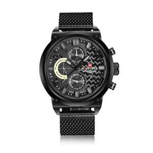 NAVIFORCE NF9068 Comfortable Mesh Stainless Steel Fashion Men's Watch