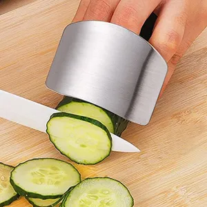 Stainless Steel Finger Guard Finger Hand Cut Hand Protector Kitchen Knife