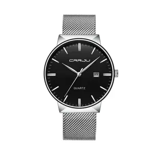 CRRJU 2213 Ultrathin Stainless Steel Multifunctional Analog Quartz Men's Watch - Variant 1