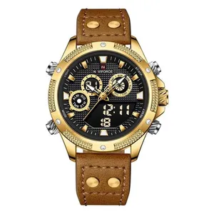 NAVIFORCE 9224 Chronograph Leather Men’s Watch - Variant 1