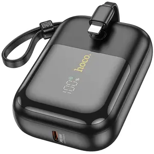 HOCO Q20 10000mAh Fountain Built-in Cable Mini Fast Charging Power Bank