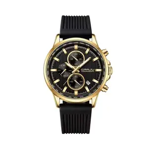 CRRJU 2315 Perfect Silicone Strap Chronometer Quartz Sport Men's Watch - Variant 2