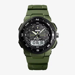 SKMEI 1454 Dual Time WaterProof Silicon Outdoor Sporty Men's Watch - Variant 2