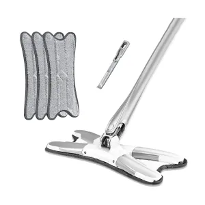 X Type Hand-Free Easy Squeeze Self Wringing Flat Mop