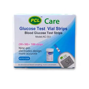 PCL AC-301 Care Foil Test Strips Pack for Measuring Blood Sugar - Variant 2