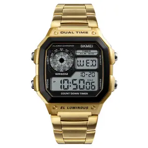 SKMEI 1335 Digital Multifunctional Stainless Steel Sporty Men's Watch - Variant 2
