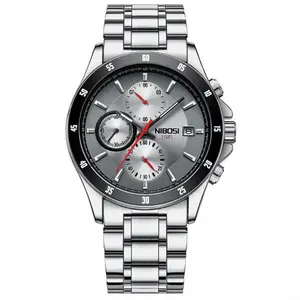 Nibosi 2530 Luxury Stainless Steel Chronograph Men's Watch - Variant 3
