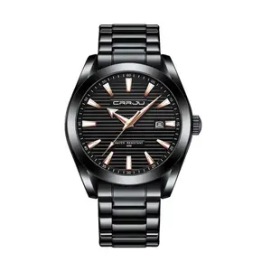 CRRJU 5006 Classic Stainless Steel Multifunctional Analog Quartz Fashion Men's Watch
