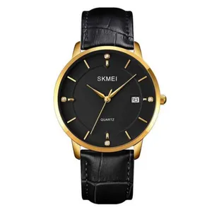SKMEI 1801 Business Calendar Leather Strap Classic Quartz Watch - Variant 2
