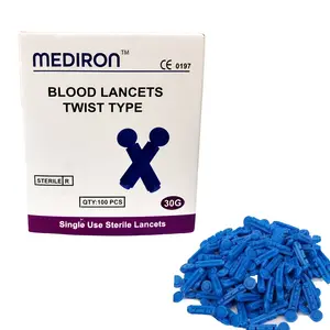 MEDIRON Twist-Type Glucose Monitoring Blood Lancets