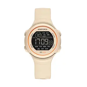 Naviforce NF7119 Comfortable Silicone Strap Trendy Sport Fashion Digital Women's Watch - Variant 2