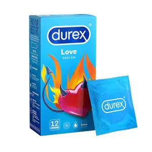 Durex Love Easy On Condom 12s – Lubricated