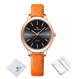 NAVIFORCE NF5024 PU Leather Analog Watch For Women - Variant 2
