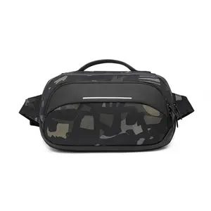 Ozuko 9551 Waterproof Anti-Theft Waist Bag With Sport Fitness Trendy Bag - Variant 3