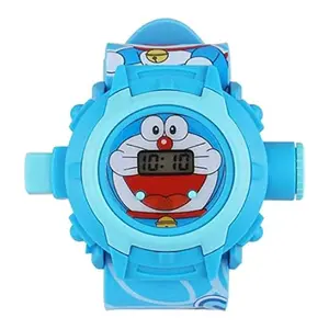 Tigra Plastic Doraemon Dial Kids Digital Wrist-Watch