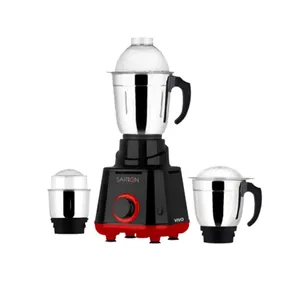 Saffron Vivo 550W 3 Jars Mixer Grinder (Metallic Black)