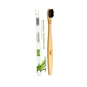 Premium AB-2036 Natural Bamboo Toothbrush Multi-Color